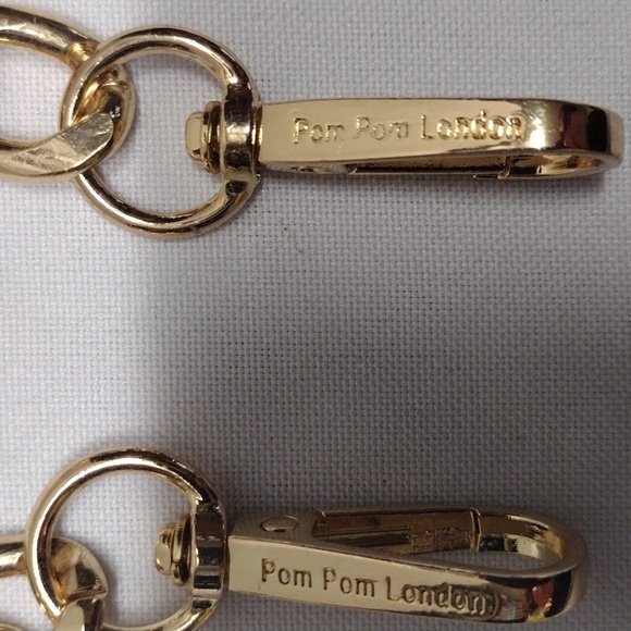 Pom Pom London Gold Chain Replacement Strap 47" Long x 1/2" Wide PSB#35 - Picture 2 of 9